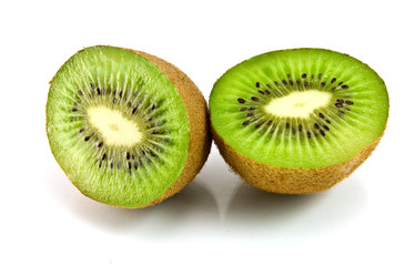 Fototapeta premium kiwi fruit on white background