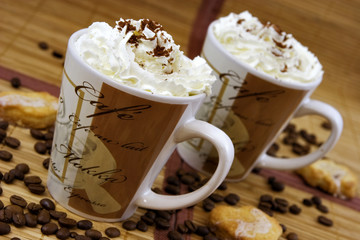 Kaffee mit Sahne