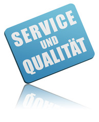 Obraz premium Service und Qualität