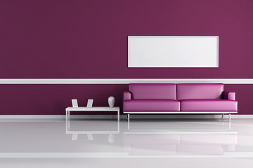 purple living room