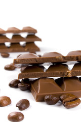 chocolate and coffee beans