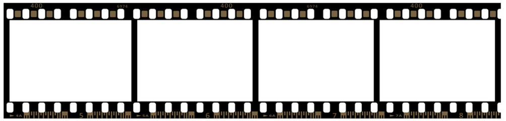 Strip of 35mm film - obrazy, fototapety, plakaty