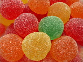 Bonbons différence de couleur