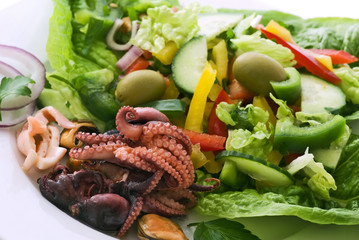 Meeresfrüchte Salat