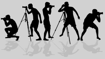 Naklejka premium photographers vector