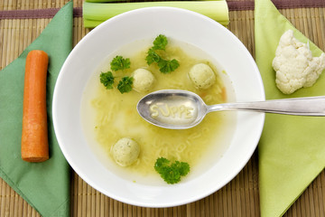 Buchstabensuppe
