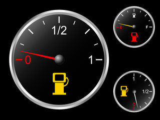 Car's fuel gauge