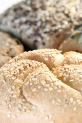 Assortment of baked bread