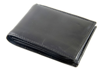 Black Wallet isolated on white