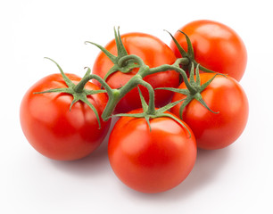 Tomatoes on stem