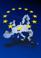 Europa EU Europäische Union Karte