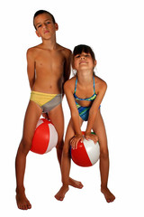 Children in swimsuit