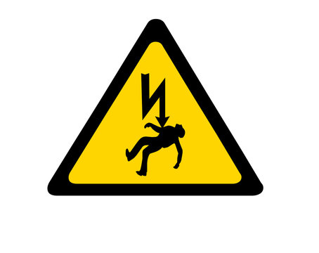 electrocution warning sign