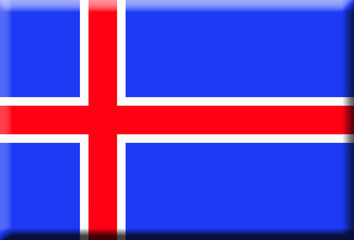 Obraz premium Bandera islandesa