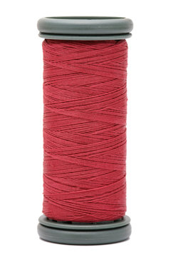 Red Spool Of Thread