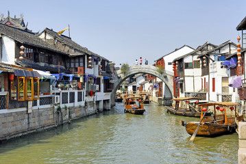 Obraz premium China,Shanghai water village Zhujiajiao