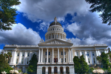 Obraz premium California State Capital close up HDR