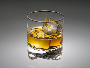 Scotch or bourbon on the rocks
