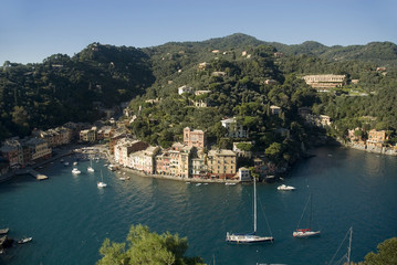 Fototapeta na wymiar zobacz Portofino, Liguria, Włochy