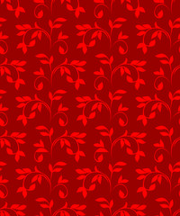 Fototapeta na wymiar Red seamless pattern. Vector illustration