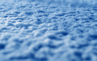 Soft snow surface detail