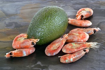 Advocado shrimp
