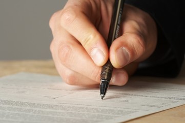 pen work hand work, signature