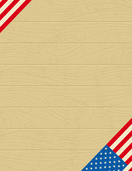 background with usa banner