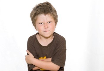 Angry Young Boy