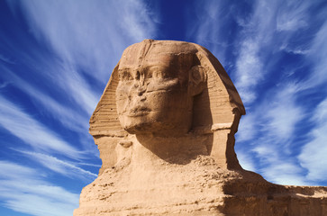 Fototapeta na wymiar Sphinx, Egypte, Gizeh, Egipt