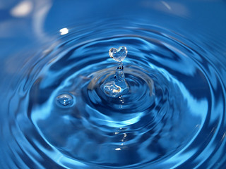 Wassertropfen Herz