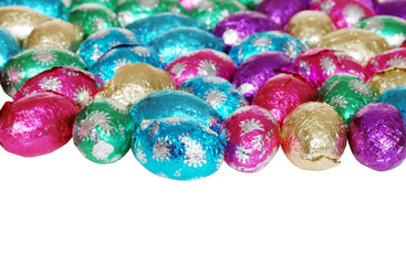 foil wrapped easter eggs