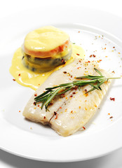 Sole and Vegetable with Sauce