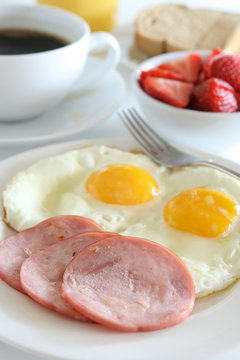 Ham and Eggs Breakfast