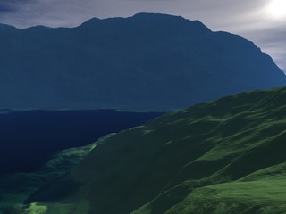 Grüne Landschaft