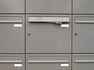 metallic mailboxes