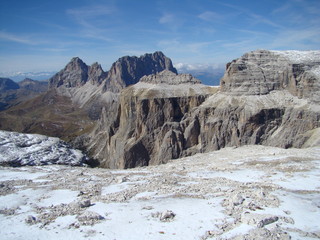 Fototapeta na wymiar panoramaw Dolomitach