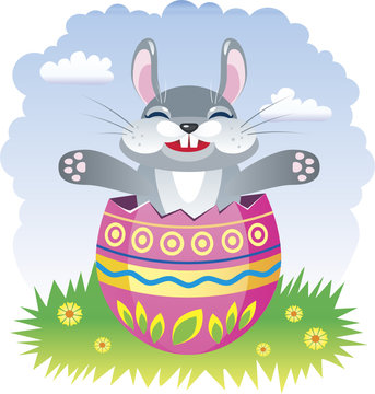 Fairy Easter rabbit