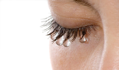 Fototapeta premium Woman tears