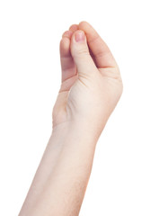 Obraz premium hand sign symbol