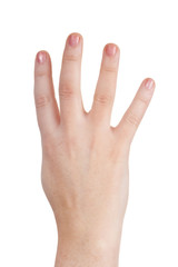 Fototapeta premium hand sign symbol