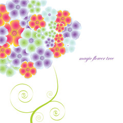 magic spring flower tree