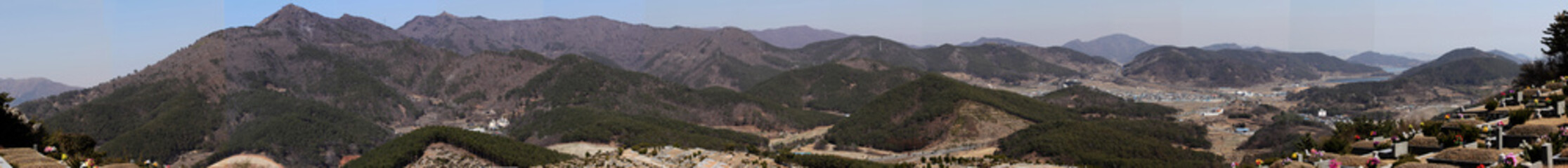 Fototapeta na wymiar Koreas Berge