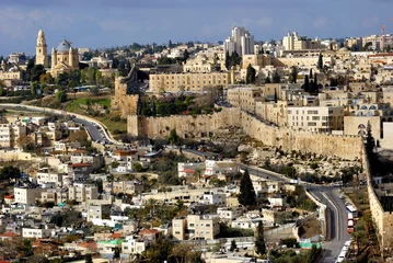Deurstickers The holi city Jerusalem from Israel © Dejan Gileski