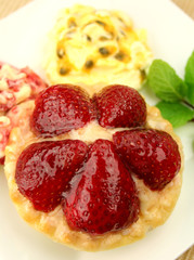 Strawberry Custard Tart