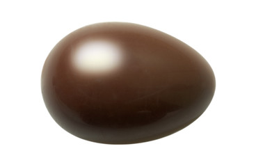 Isolated chocolate egg k surprise