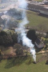 Fototapeta premium feu de végétaux