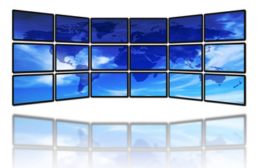 World and screens...