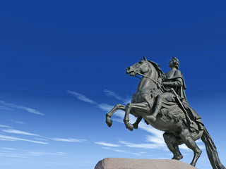 Naklejka premium Peter Statue