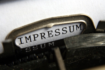 Impressum TypeWriter